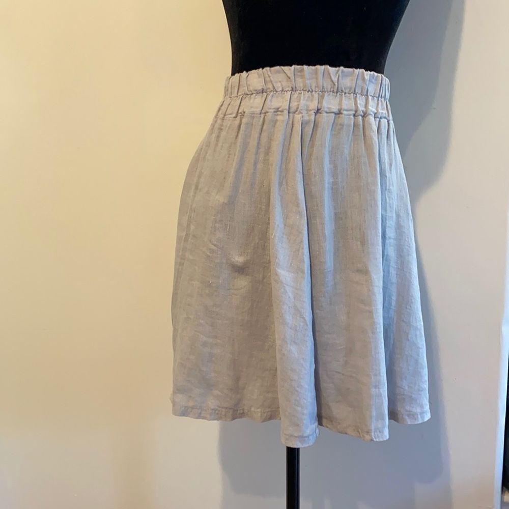Zara Basic Mini Skirt in gray